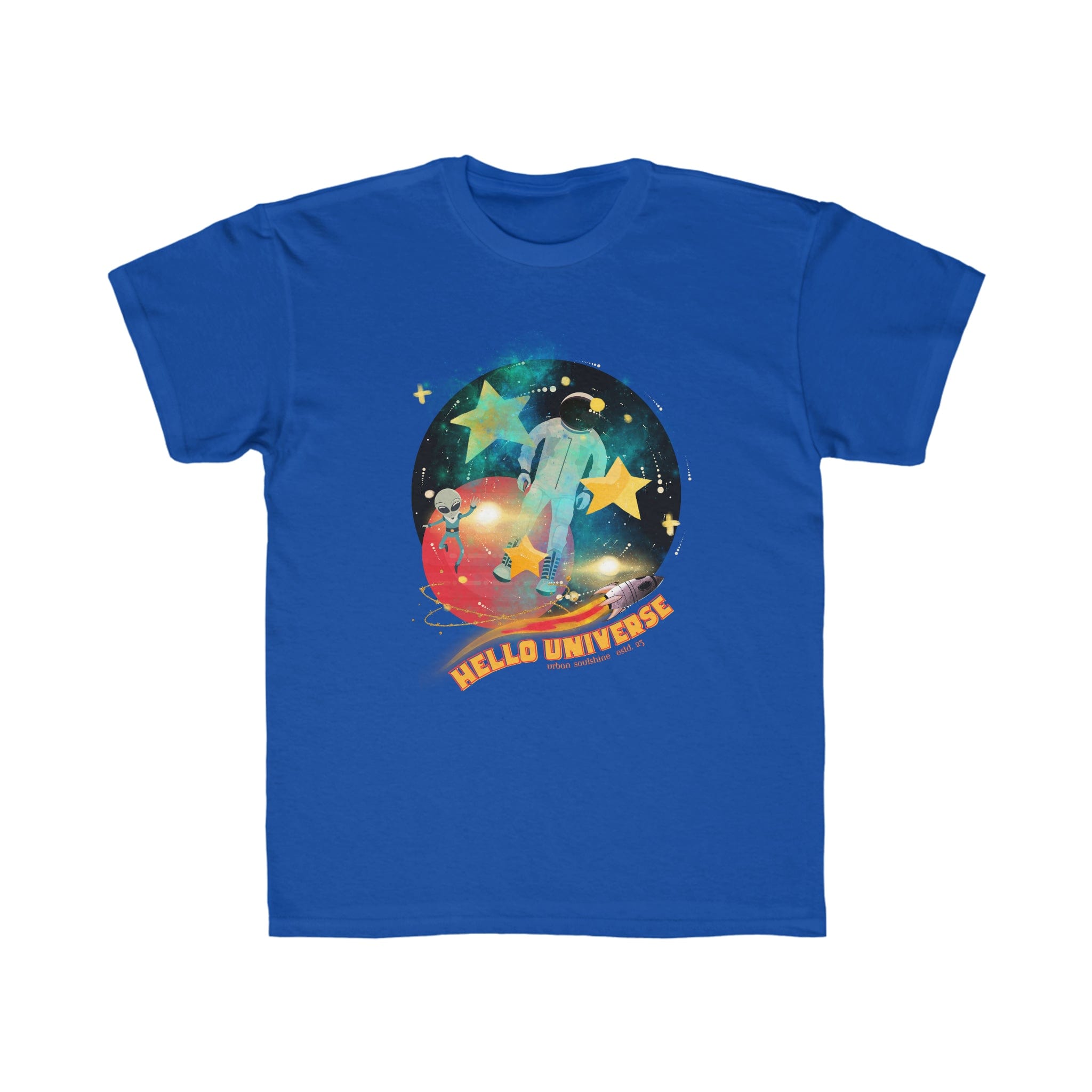  XS Hello Universe Kid's Space Tee (unisex)