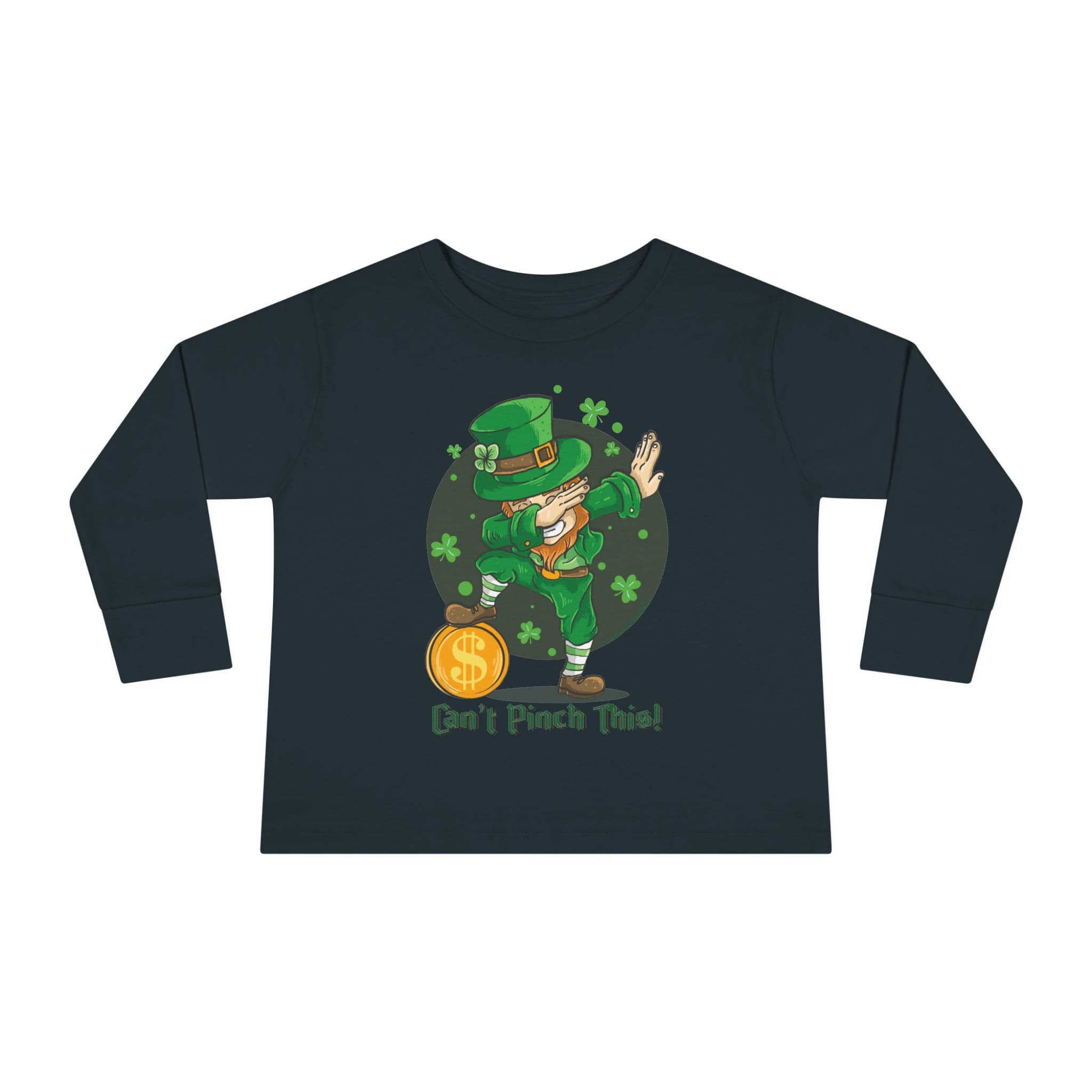 Urban SoulShine & co Kids clothes Can't Pinch This Leprechaun Dance Long Sleeve Tee (Toddler)