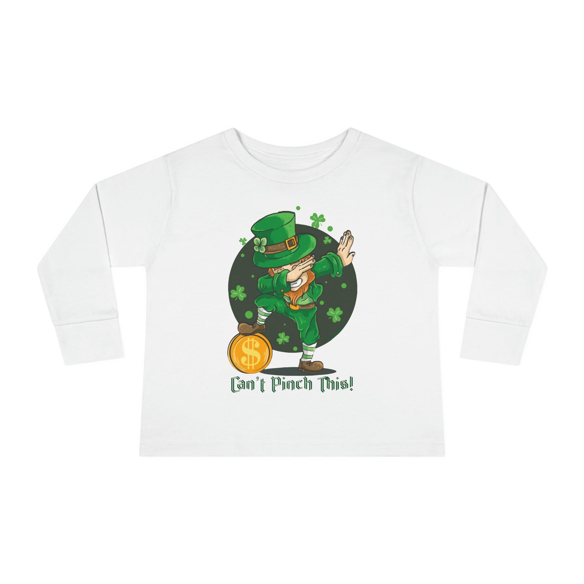 Urban SoulShine & co Kids clothes Can't Pinch This Leprechaun Dance Long Sleeve Tee (Toddler)