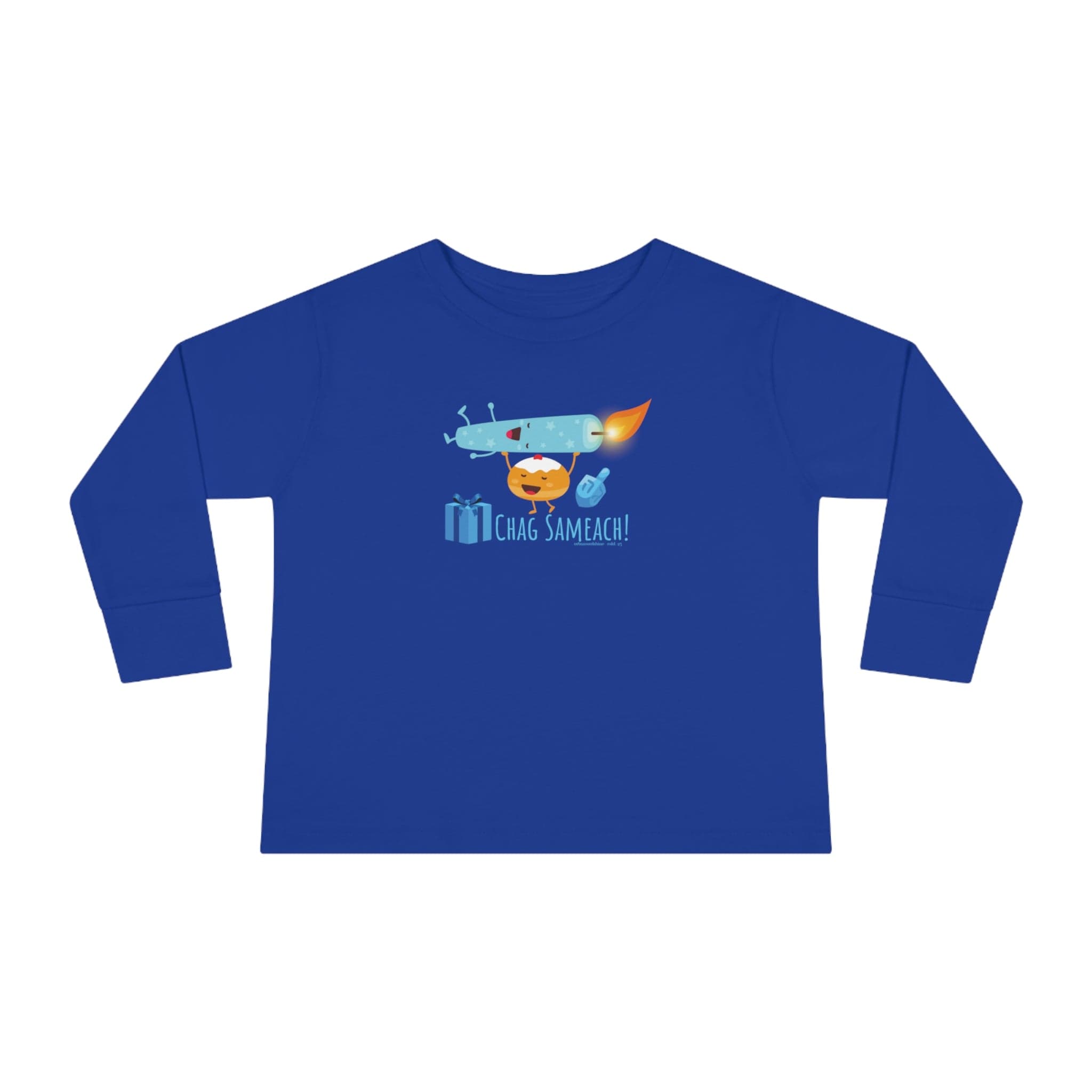 Urban SoulShine & co Kids clothes CHAG SAMEACH! Hanukkah Long Sleeve Tee (Toddler)