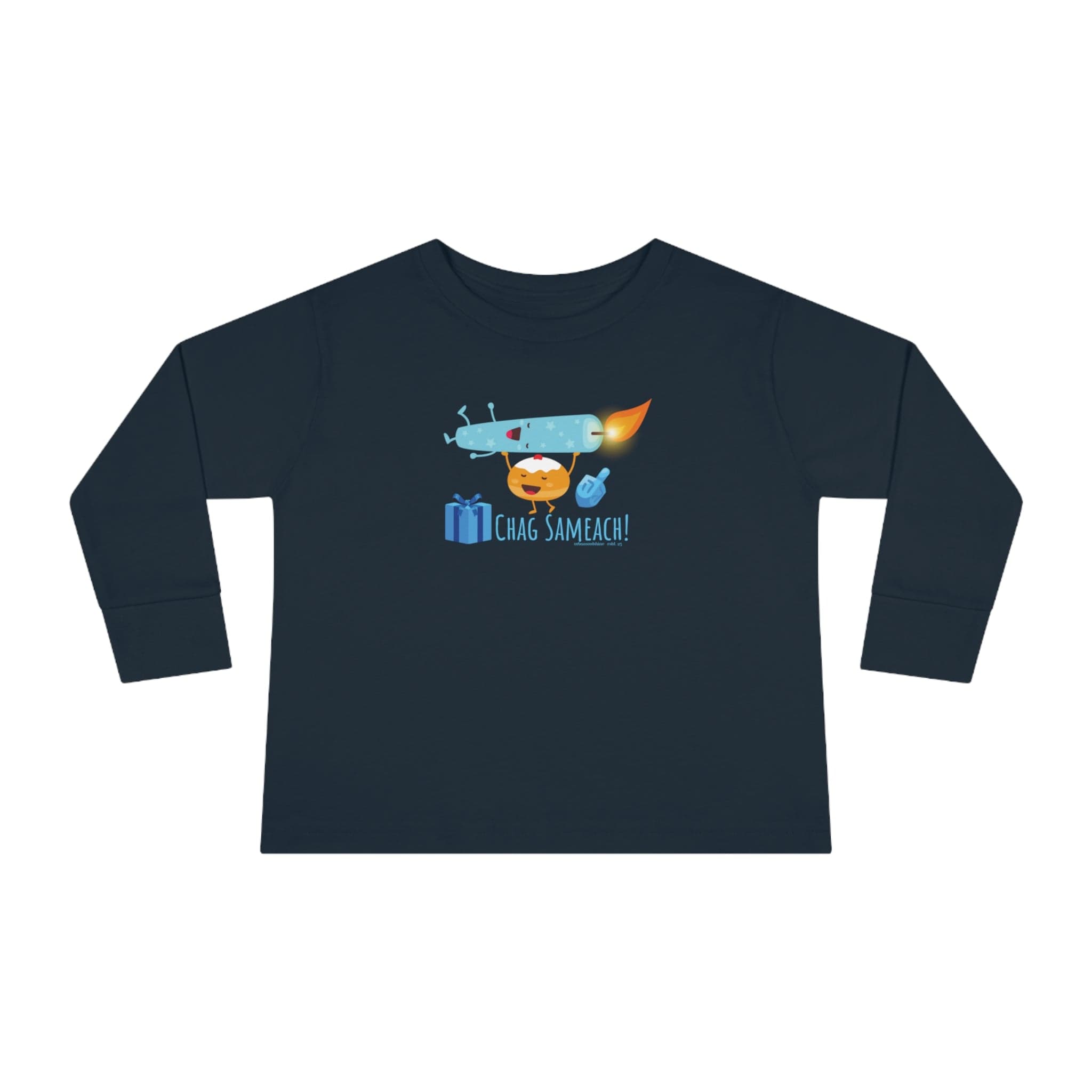 Urban SoulShine & co Kids clothes CHAG SAMEACH! Hanukkah Long Sleeve Tee (Toddler)