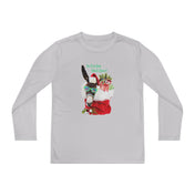 Urban SoulShine & co Kids clothes Do You Hear What I Hear Donkey Claus Long Sleeve Competitor Tee (Youth Unisex)