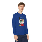 Urban SoulShine & co Kids clothes Do You Hear What I Hear Donkey Claus Long Sleeve Competitor Tee (Youth Unisex)