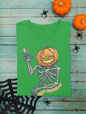 Urban SoulShine & co Kids clothes Eye Catcher Halloween Jack-o-latern Kids Heavy Cotton™ Tee