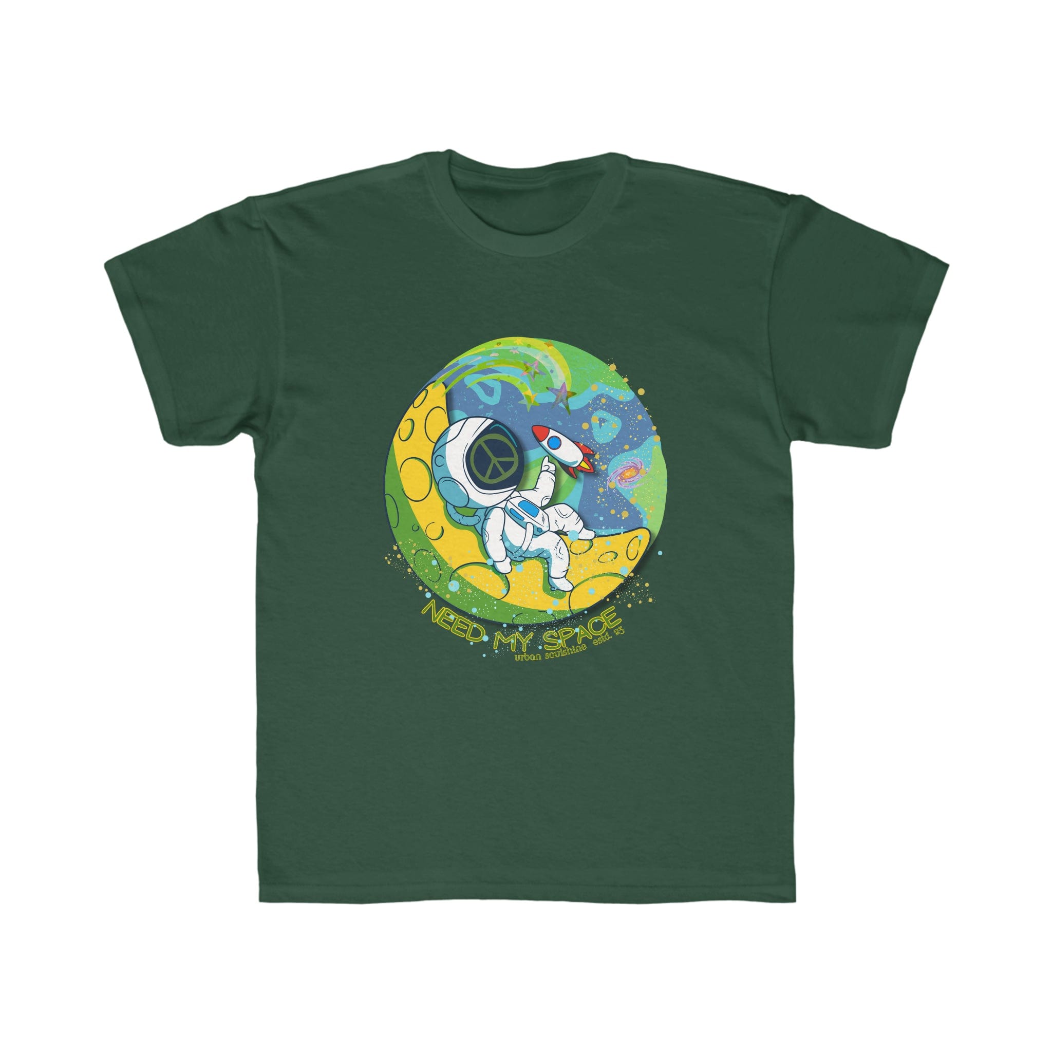 Urban SoulShine & co Kids clothes Forest / XS Need My Space Astronaut Kid's Tee (unisex)