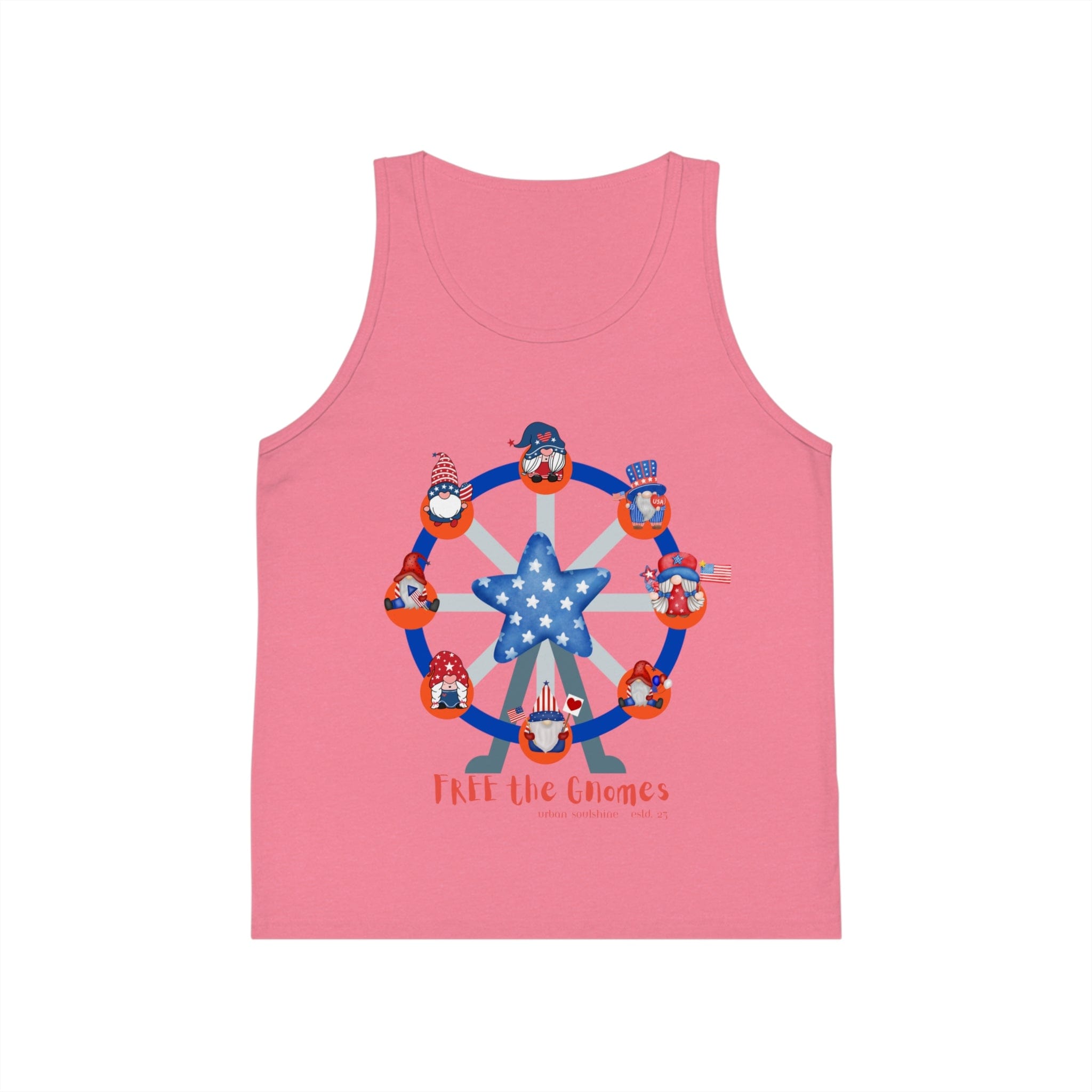 Urban SoulShine & co Kids clothes FREE the GNOMES Ferris Wheel Kid's Tank (unisex)