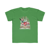 Urban SoulShine & co Kids clothes Grass Green / XS Long Ears Christmas Tree Farm Donkey Claus Soft Tee (Unisex Youth)