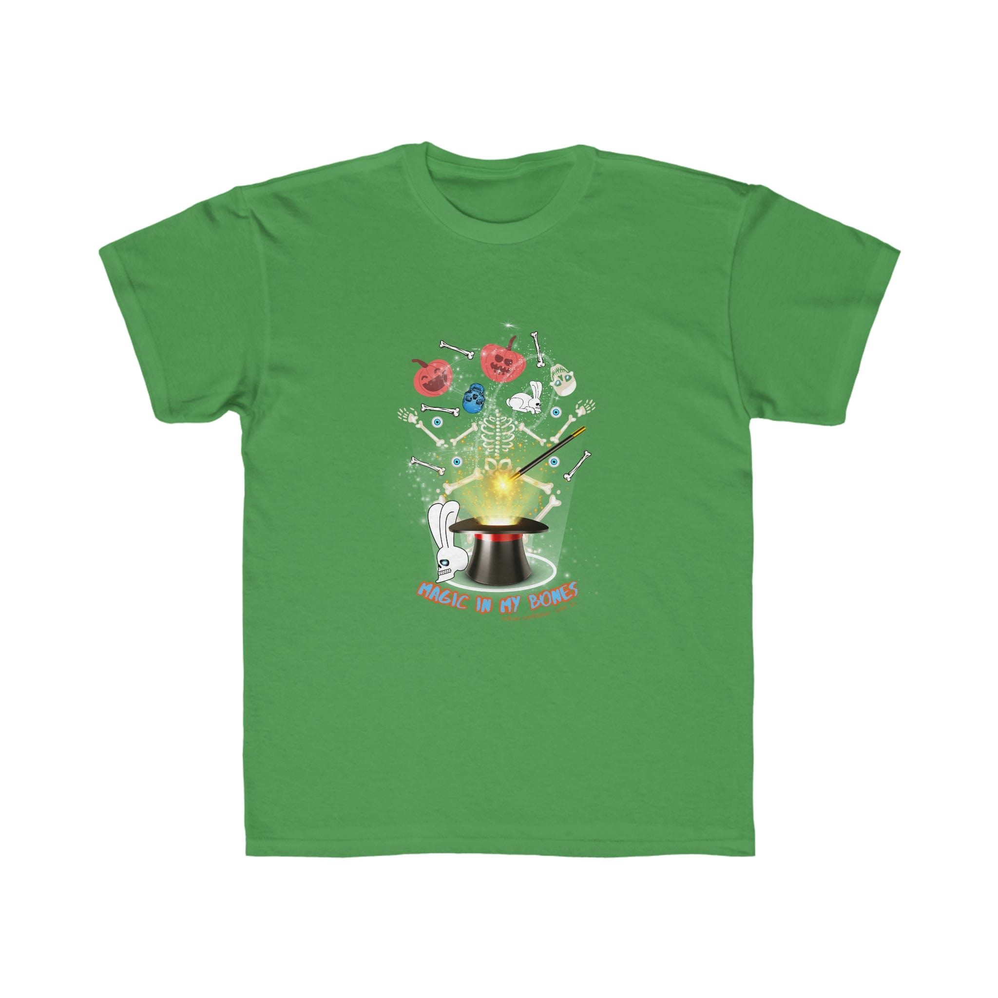 Urban SoulShine & co Kids clothes Grass Green / XS Magic In My Bones Halloween Kids Regular Fit Tee (unisex)