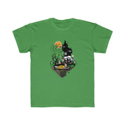 Urban SoulShine & co Kids clothes Grass Green / XS Spooky Island Halloween Kids Regular Fit Tee