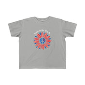 Urban SoulShine & co Kids clothes Heather / 2T Flower Power USA Kid's Tee