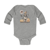 Urban SoulShine & co Kids clothes Heather / NB (0-3M) Wicked Gentle Halloween Dog Infant Long Sleeve Onesie