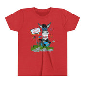 Urban SoulShine & co Kids clothes Heather Red / S Let's Kick It Donkey Youth Tee (unisex)