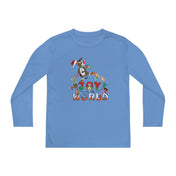 Urban SoulShine & co Kids clothes Joy To The World Donkey Claus Long Sleeve Competitor Tee (Youth Unisex)