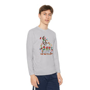 Urban SoulShine & co Kids clothes Joy To The World Donkey Claus Long Sleeve Competitor Tee (Youth Unisex)