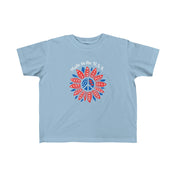 Urban SoulShine & co Kids clothes Light Blue / 2T Flower Power USA Kid's Tee