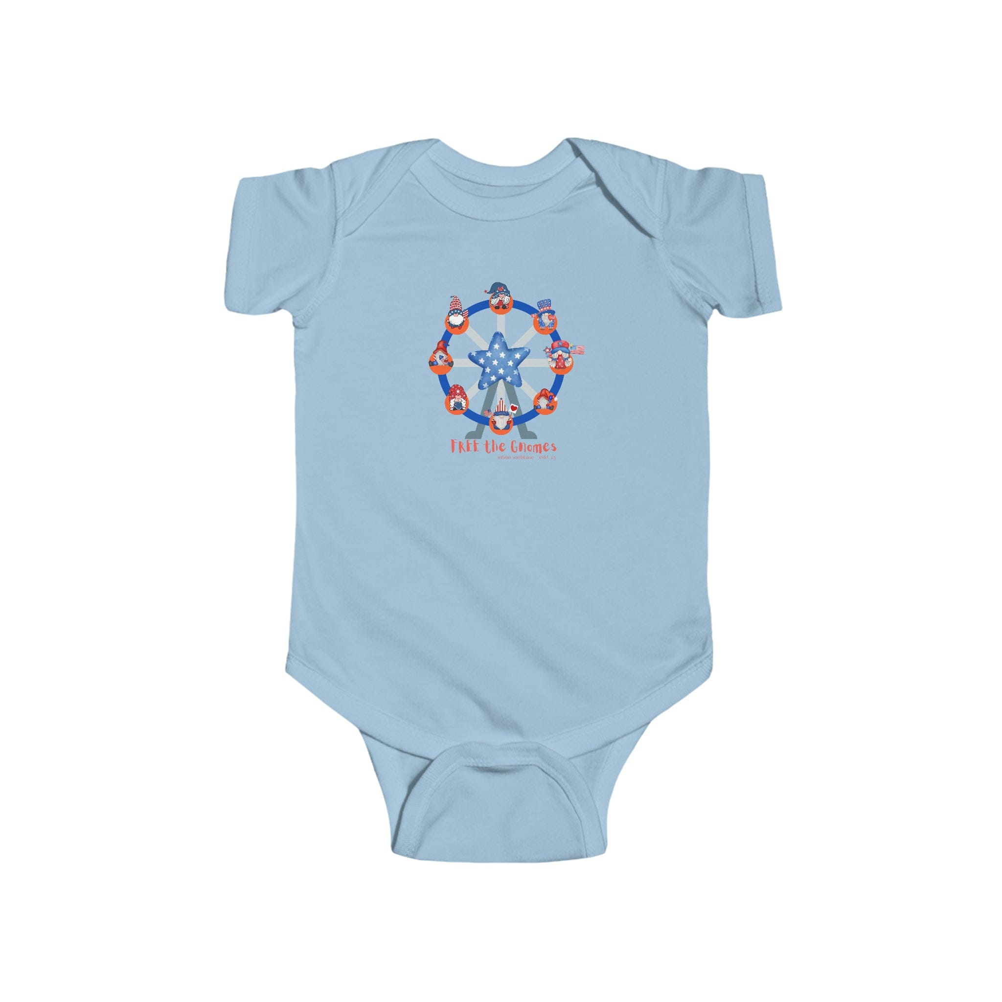  6M Free the Gnomes Ferris Wheel Onesie