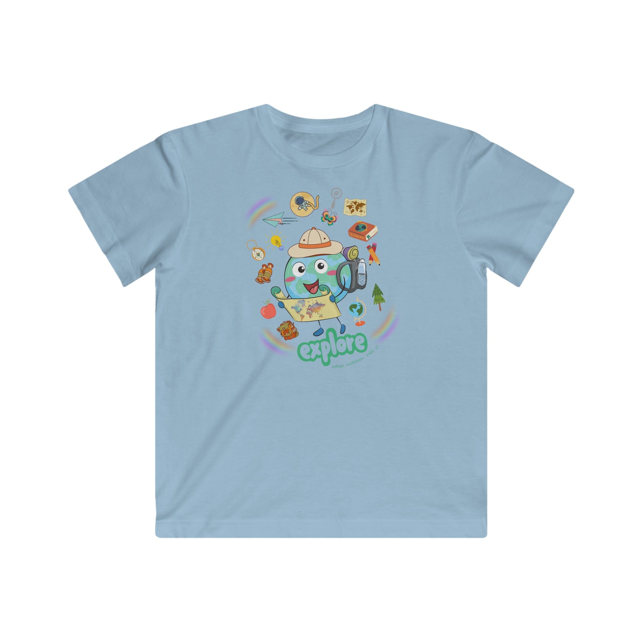 Urban SoulShine & co Kids clothes Light Blue / XS Kid's Explorer Jersey Tee (unisex)