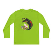 Urban SoulShine & co Kids clothes Lime Shock / S It's Boooooooo Time Halloween Youth Long Sleeve Moisture Wicking Tee