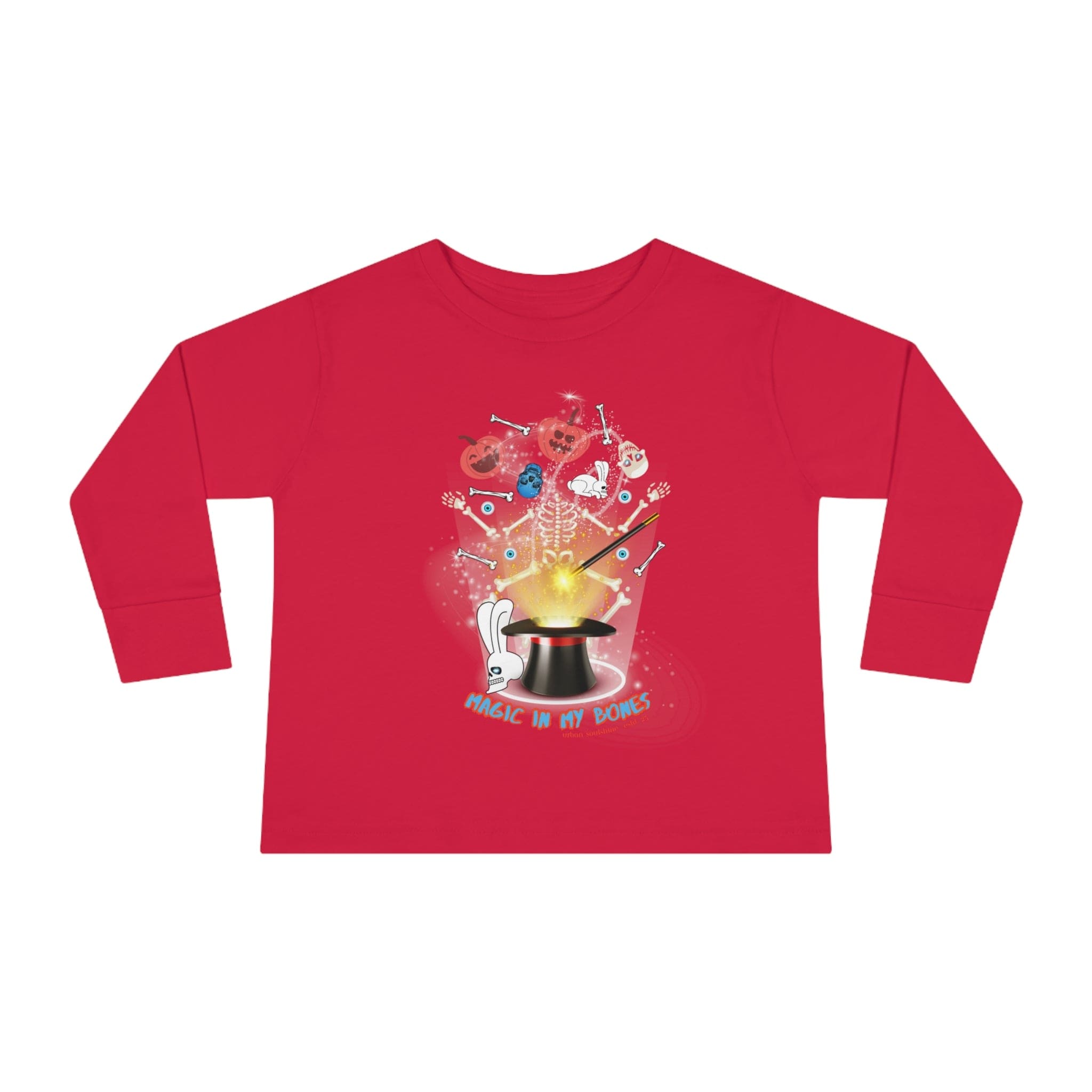 Urban SoulShine & co Kids clothes Magic In My Bones Halloween Toddler Long Sleeve Tee