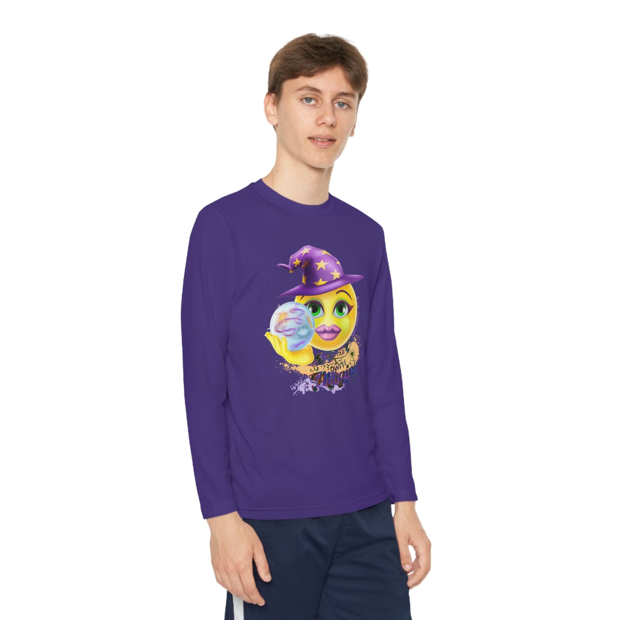 Urban SoulShine & co Kids clothes Make Your Own Magic Youth Long Sleeve Moisture Wicking Tee