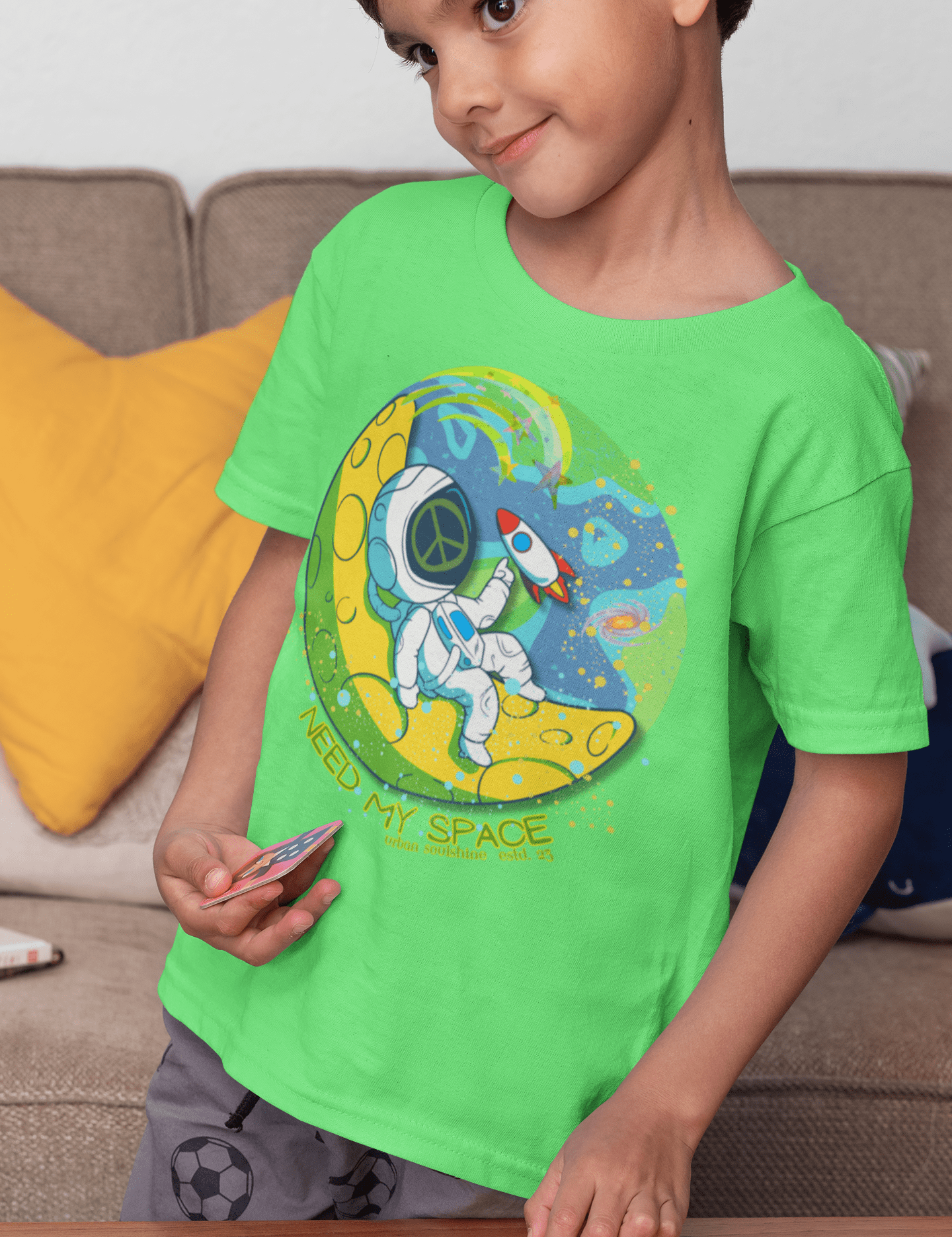 Urban SoulShine & co Kids clothes Need My Space Astronaut Kid's Tee (unisex)