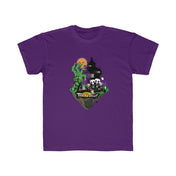 Urban SoulShine & co Kids clothes Purple / XS Spooky Island Halloween Kids Regular Fit Tee