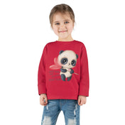 Urban SoulShine & co Kids clothes Red / 2T Wuv One Another Panda Long Sleeve Toddler Tee