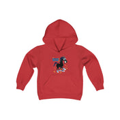 Urban SoulShine & co Kids clothes Red / S Horse Kicks Youth Heavy Blend Hooded Sweatshirt