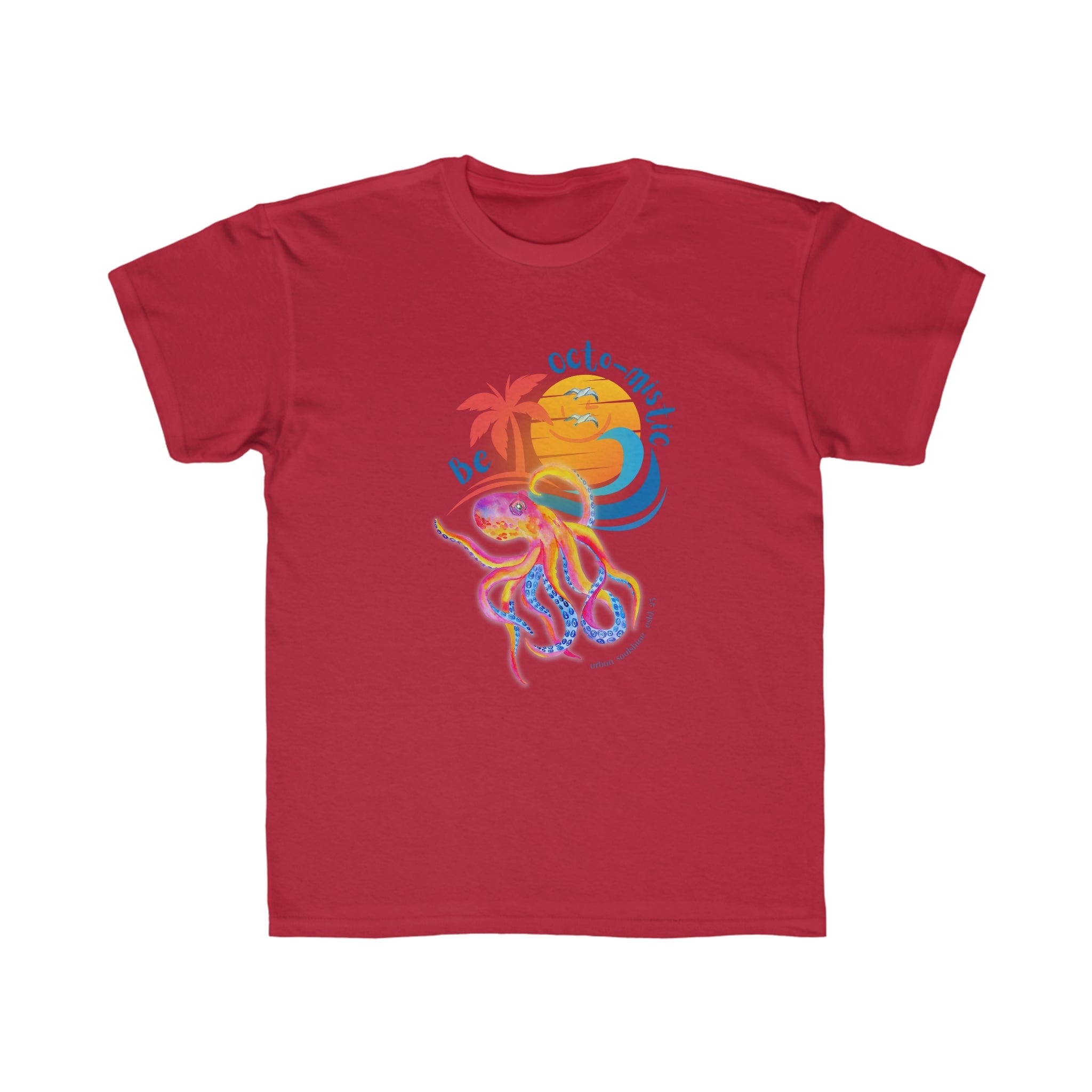 Urban SoulShine & co Kids clothes Red / XS Be OCTO-MISTIC Kid's Tee