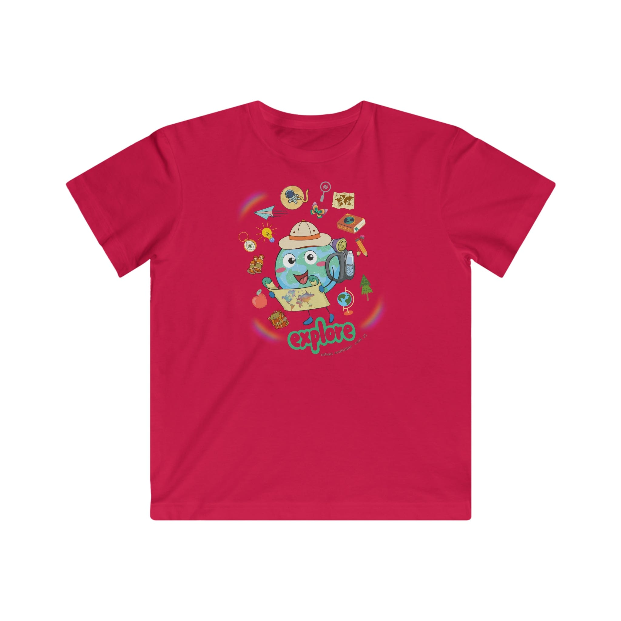 Urban SoulShine & co Kids clothes Red / XS Kid's Explorer Jersey Tee (unisex)