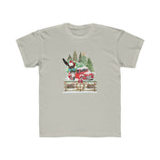 Urban SoulShine & co Kids clothes Silver / XS Long Ears Christmas Tree Farm Donkey Claus Soft Tee (Unisex Youth)