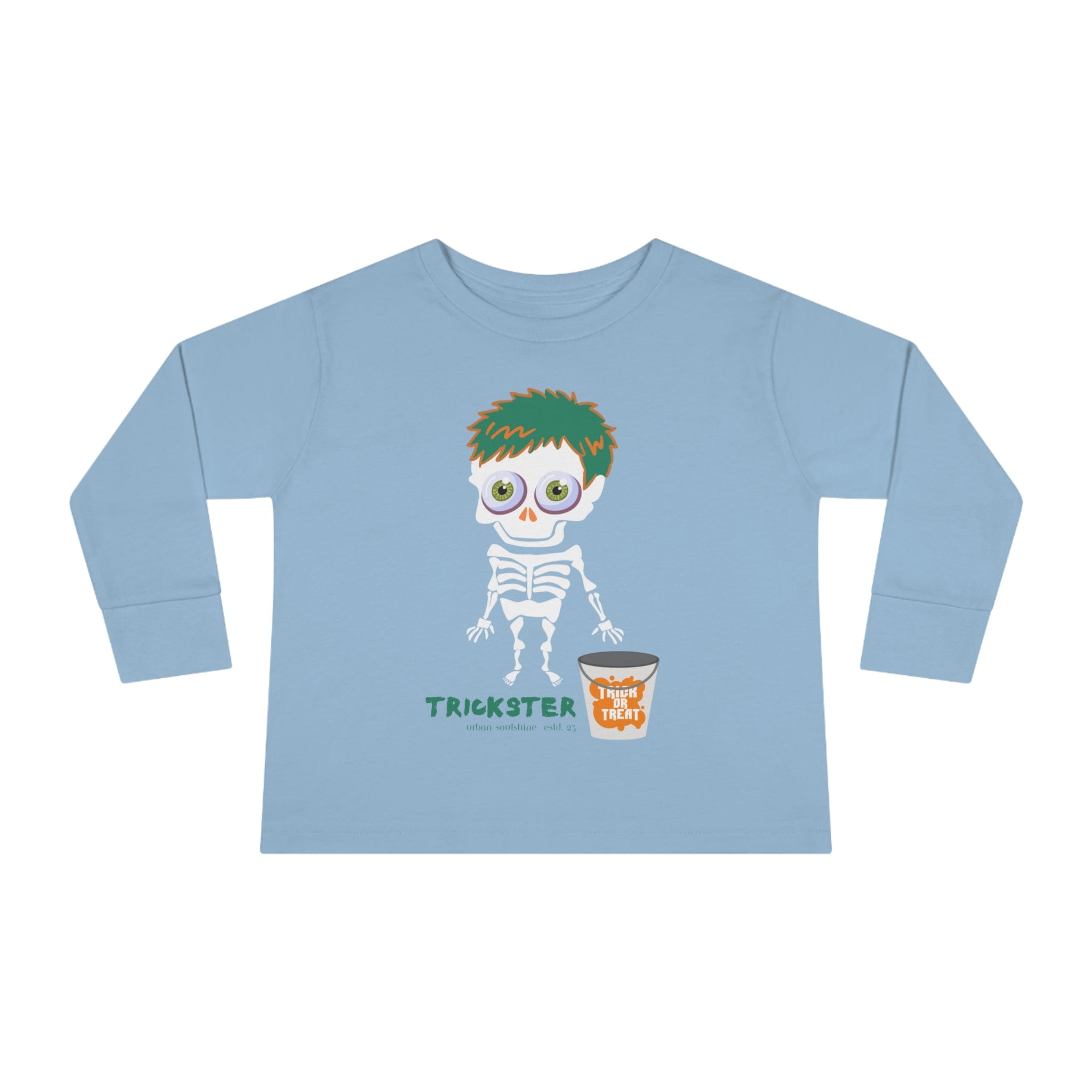 Urban SoulShine & co Kids clothes Trickster Halloween Toddler Long Sleeve Tee (unisex Tots)