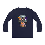 Urban SoulShine & co Kids clothes True Navy / S Farm Truck Gnomes Halloween Youth Long Sleeve Moisture Wicking Tee (unisex)