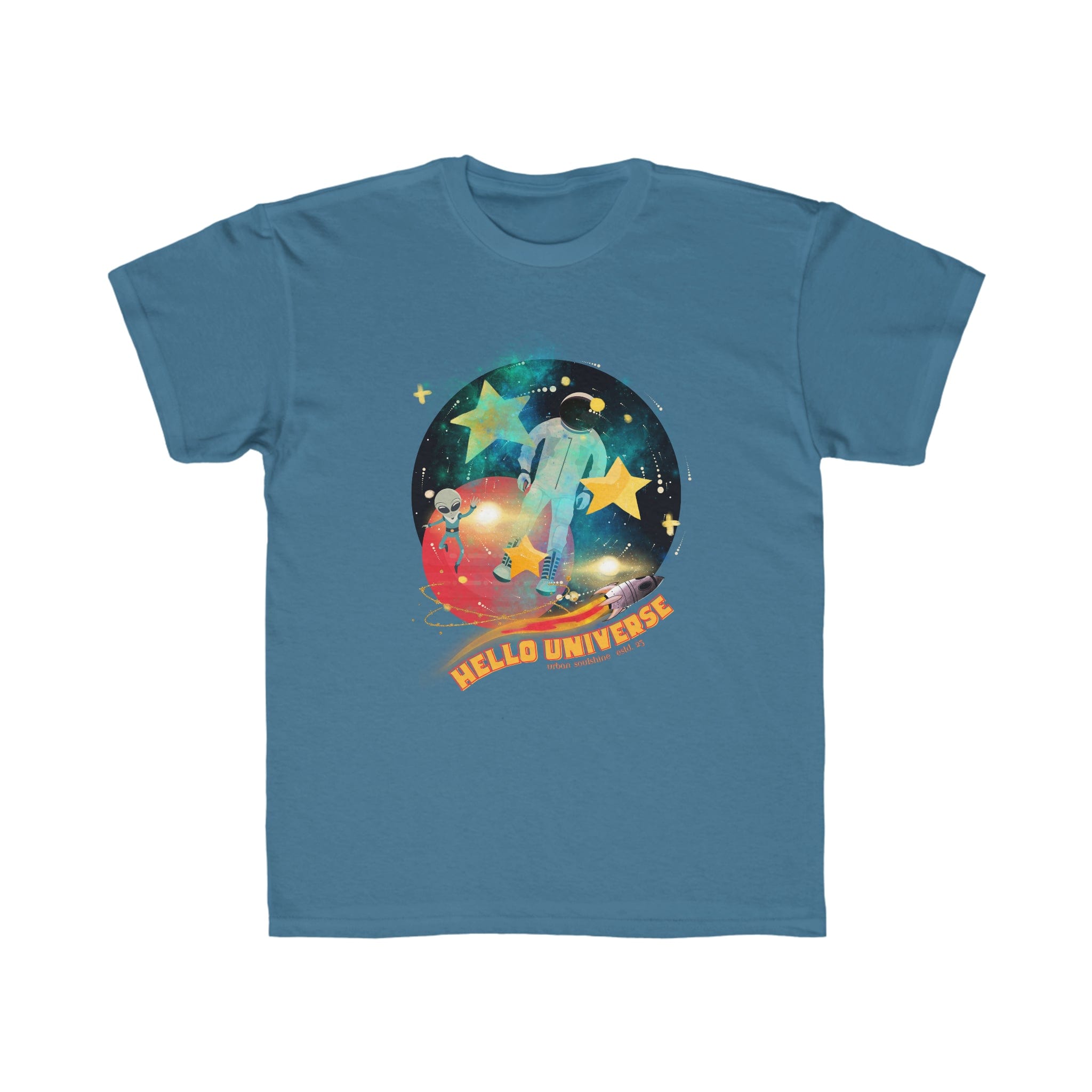  XS Hello Universe Kid's Space Tee (unisex)