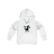 Urban SoulShine & co Kids clothes White / S Horse Kicks Youth Heavy Blend Hooded Sweatshirt