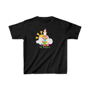 Urban SoulShine & co Kids clothes XS / Black Be Present Meditating Santa Christmas Heavy Cotton™ Tee (Youth)