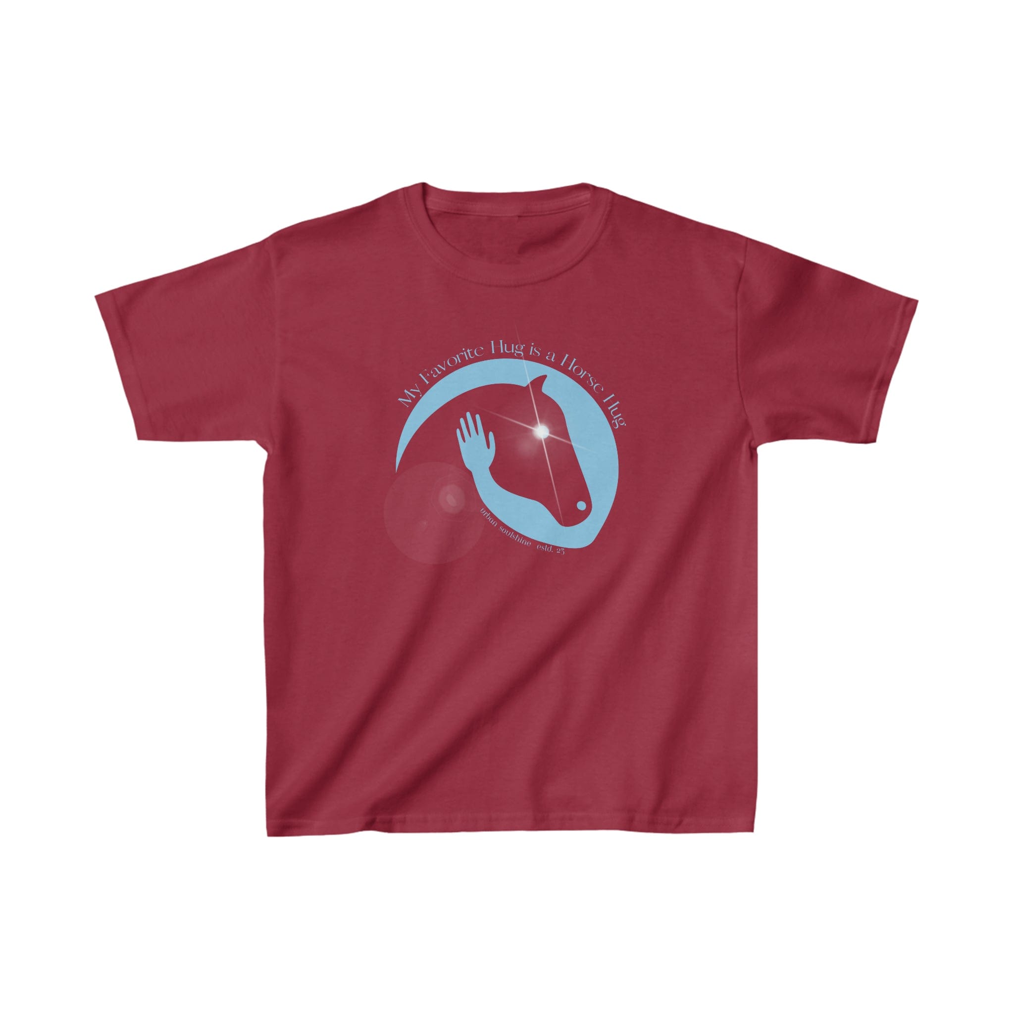  Cardinal Red Horse Hug (Kid's T)