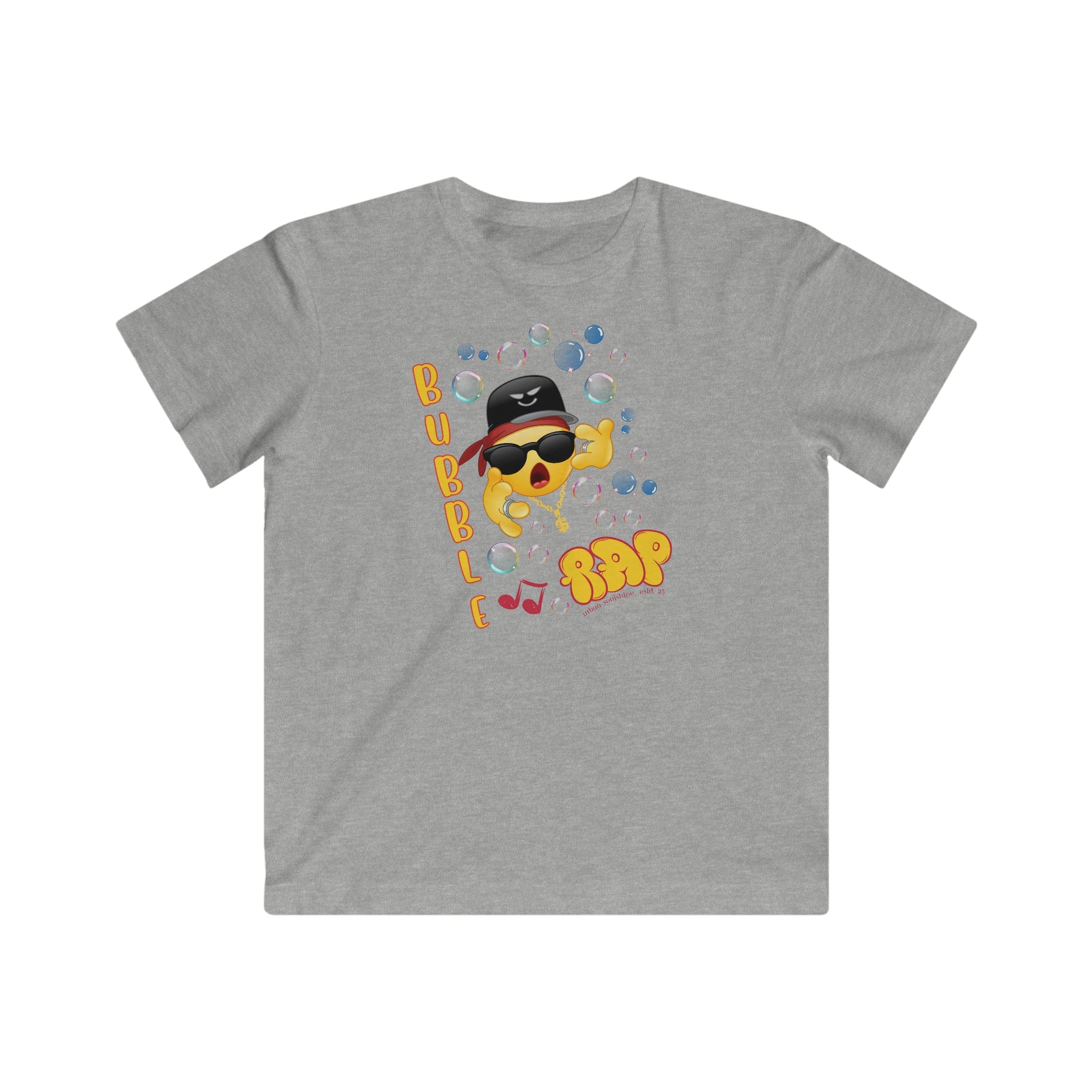  Heather Bubble Rap Kid's Sarcasm Tee (unisex)