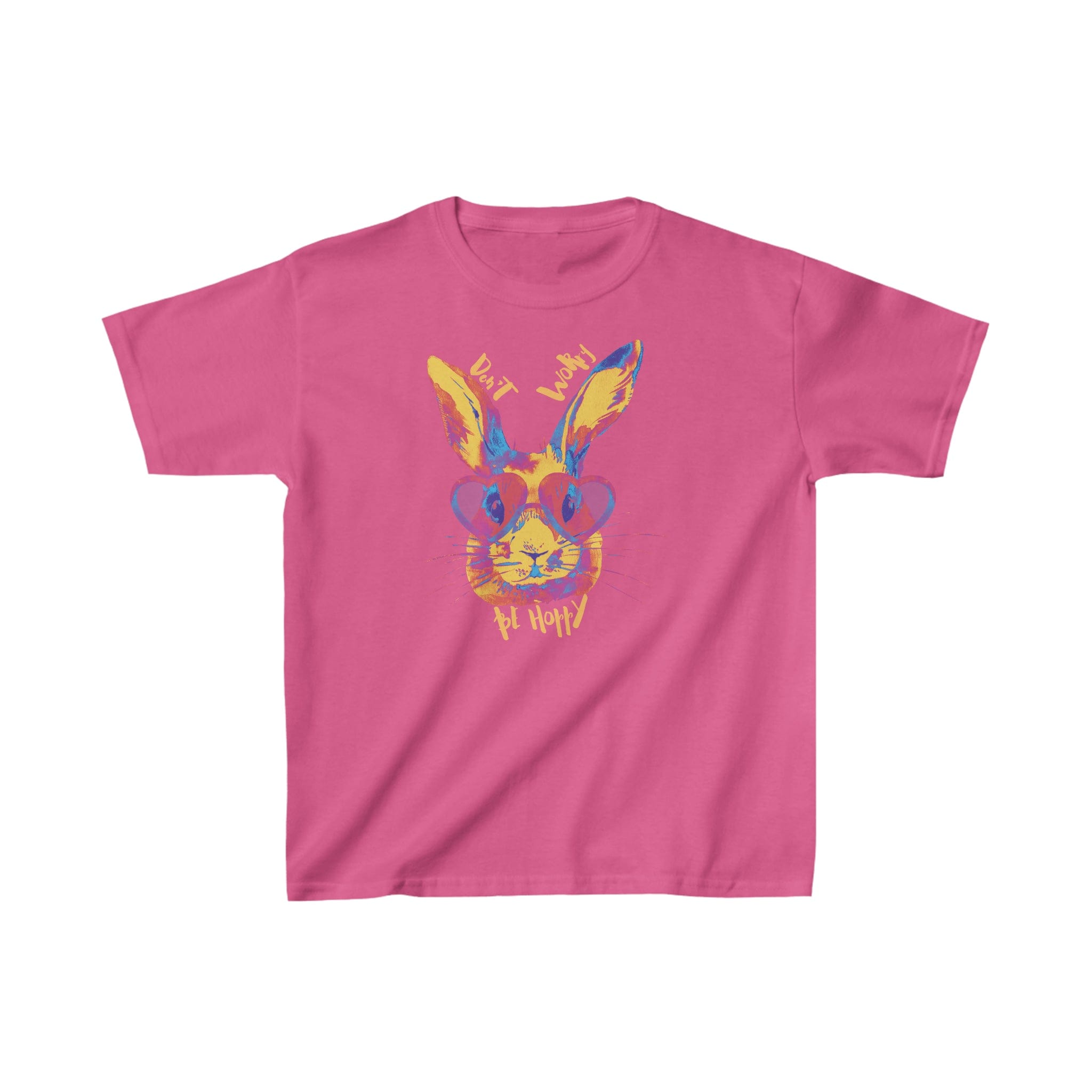 Urban SoulShine & co Kids clothes XS / Heliconia Don't Worry Be Hoppy Easter Cotton Tee (Youth)