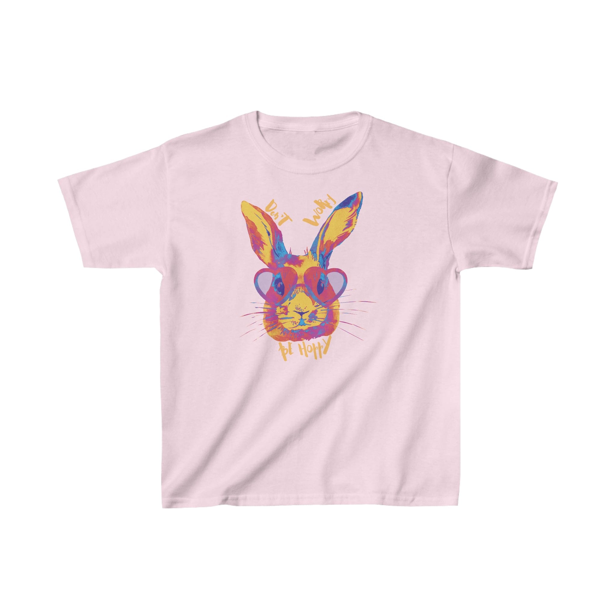 Urban SoulShine & co Kids clothes XS / Light Pink Don't Worry Be Hoppy Easter Cotton Tee (Youth)