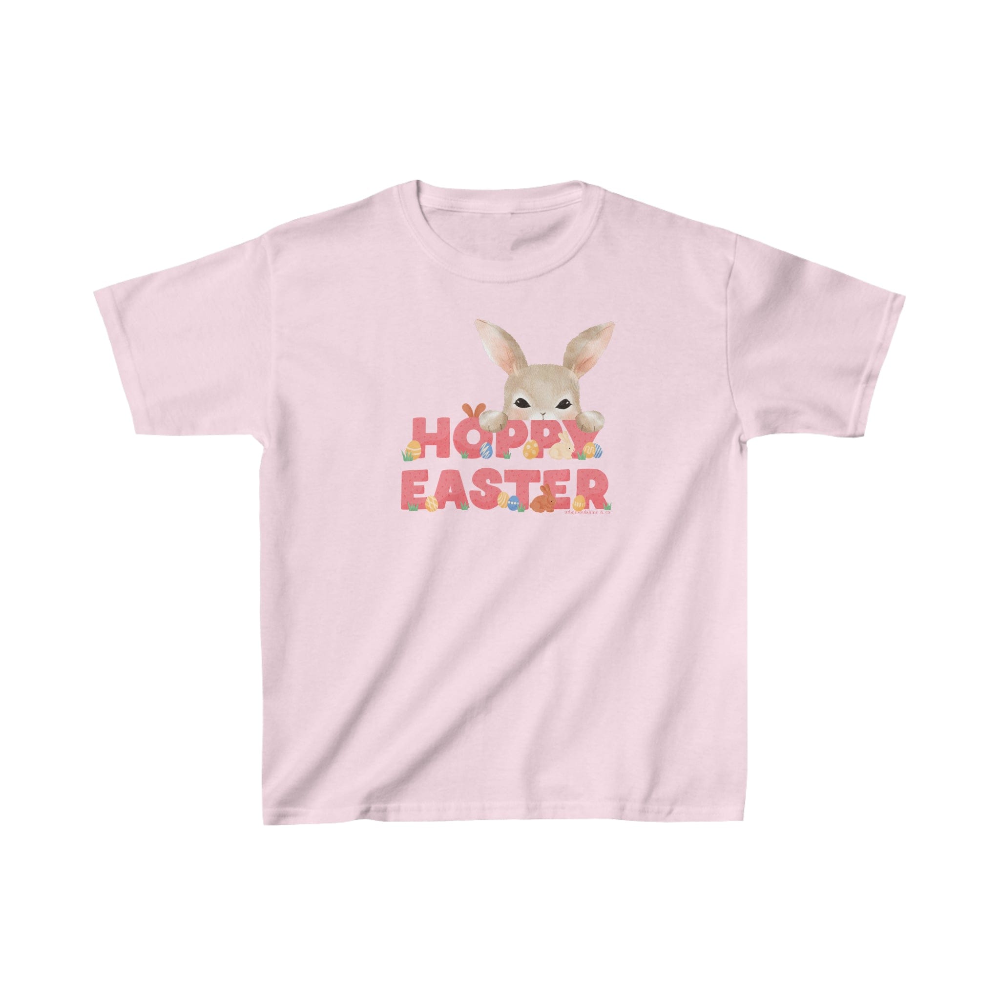 Urban SoulShine & co Kids clothes XS / Light Pink Hoppy Easter Cotton Tee (Youth)