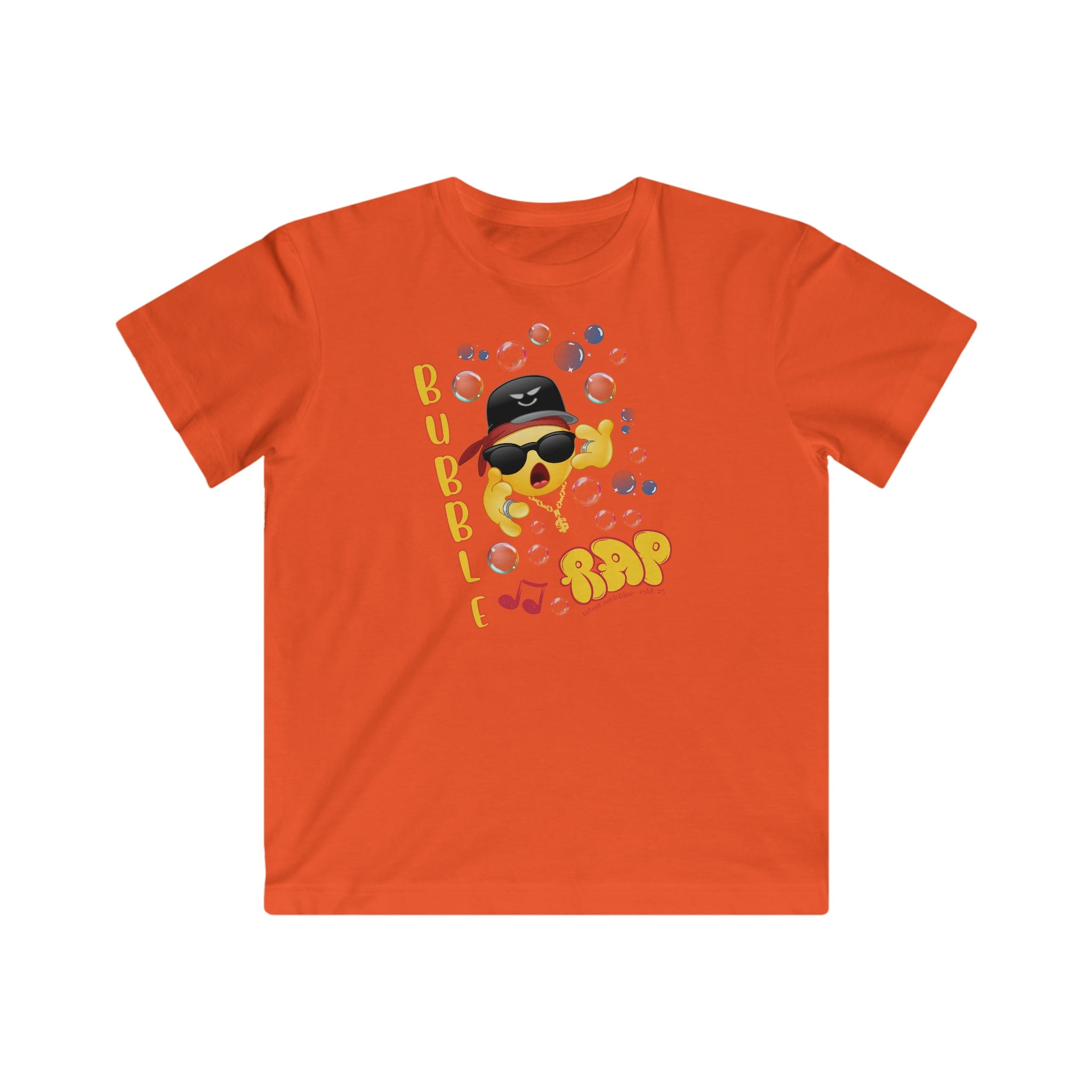  Orange Bubble Rap Kid's Sarcasm Tee (unisex)