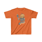 Urban SoulShine & co Kids clothes XS / Orange Eye Catcher Halloween Jack-o-latern Kids Heavy Cotton™ Tee