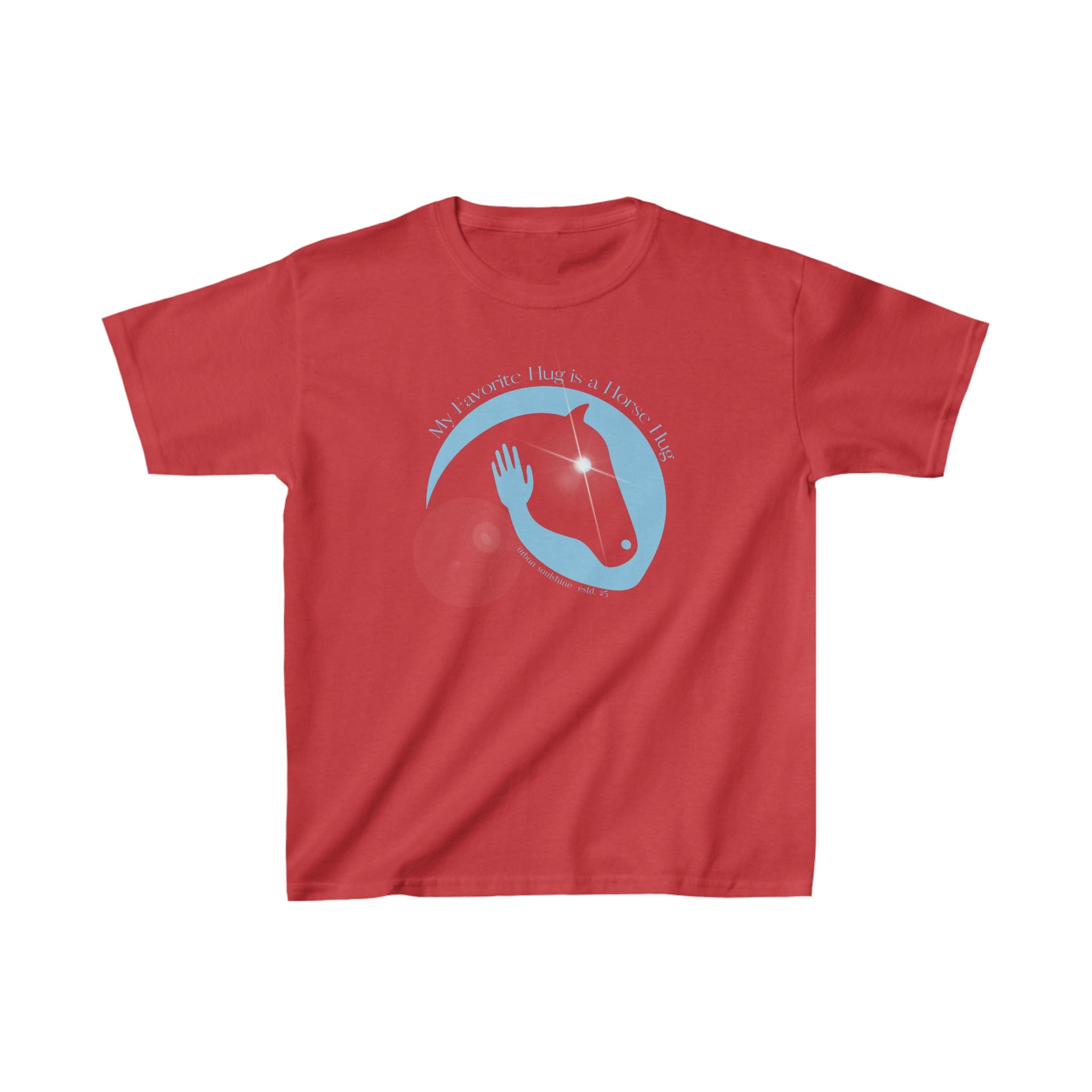 Urban SoulShine & co Kids clothes XS / Red Horse Hug (Kid's T)