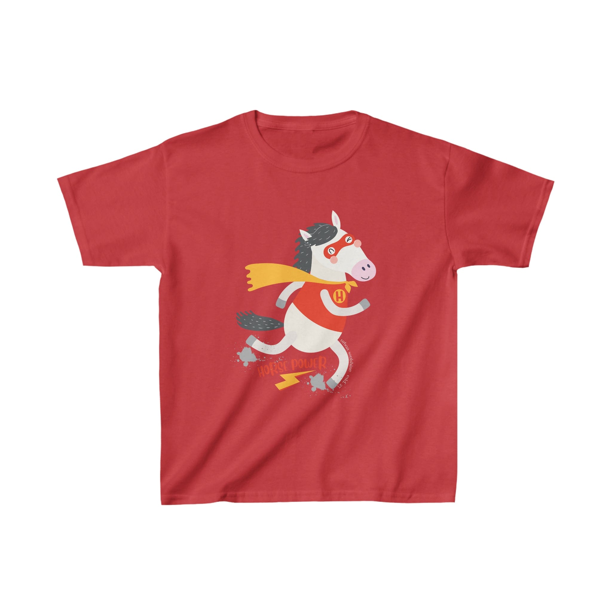 Urban SoulShine & co Kids clothes XS / Red Horse Power (Kids T)