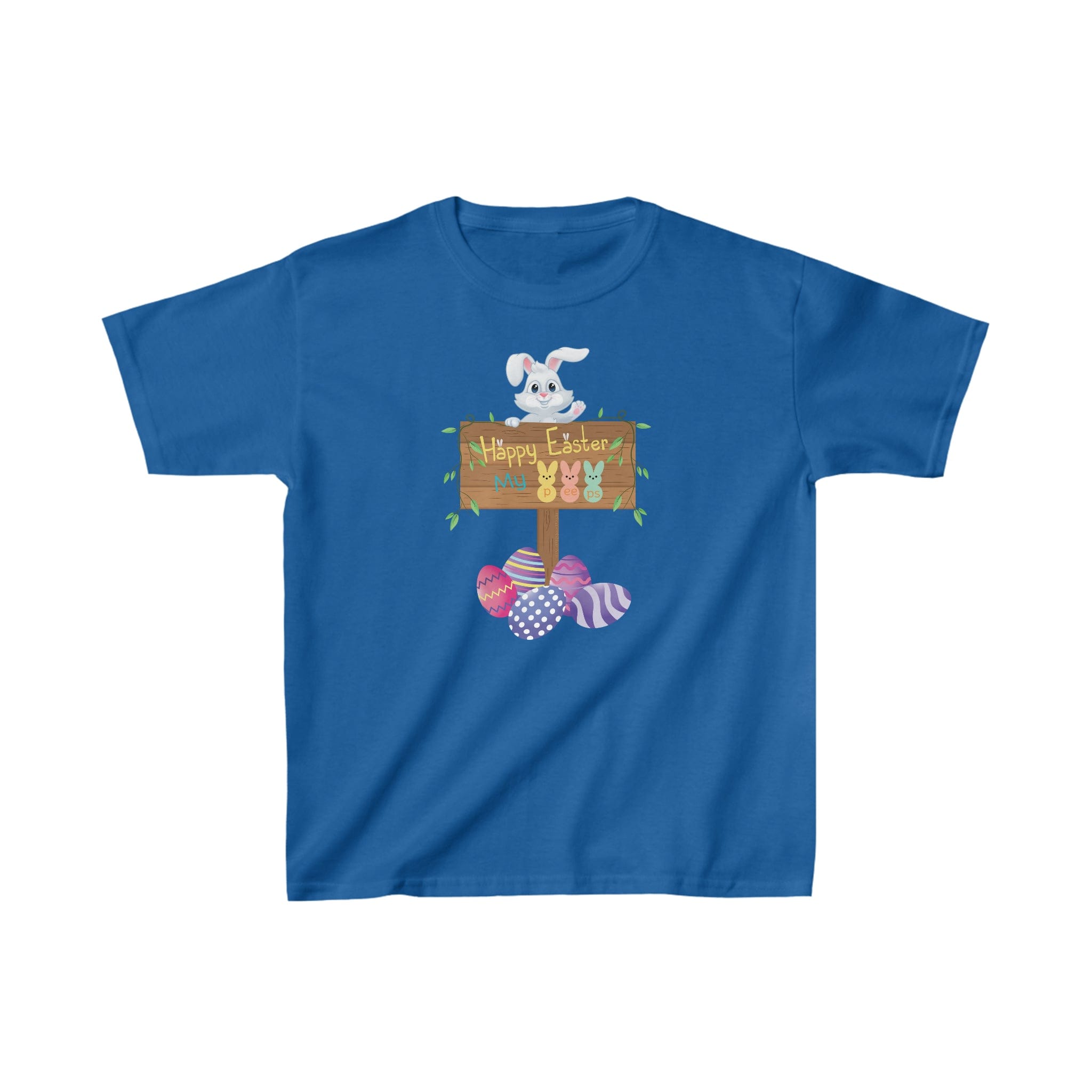 Urban SoulShine & co Kids clothes XS / Royal Happy Easter My Peeps Cotton Tee (Youth)