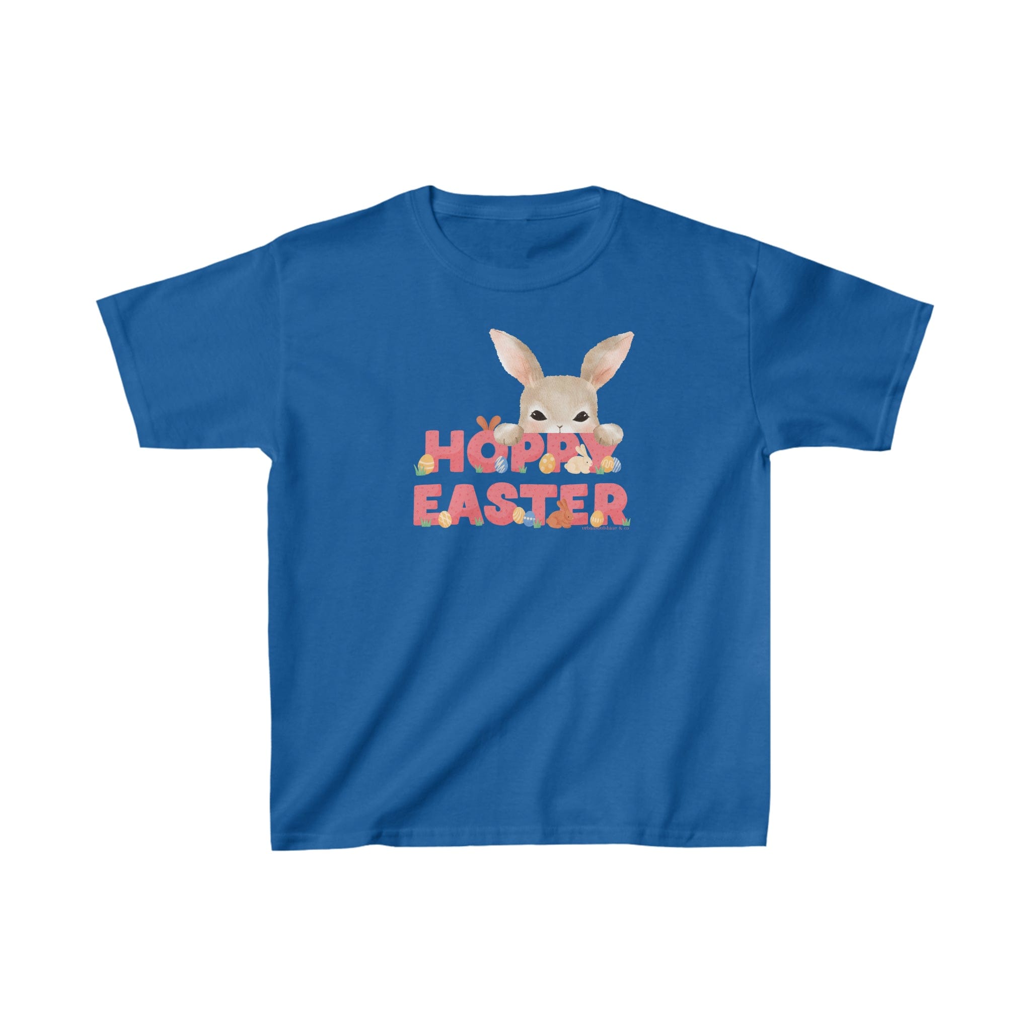 Urban SoulShine & co Kids clothes XS / Royal Hoppy Easter Cotton Tee (Youth)