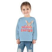 Urban SoulShine & co Kids long sleeve HOPPY Easter Long Sleeve Tee (Toddler)