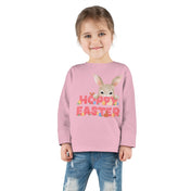 Urban SoulShine & co Kids long sleeve HOPPY Easter Long Sleeve Tee (Toddler)