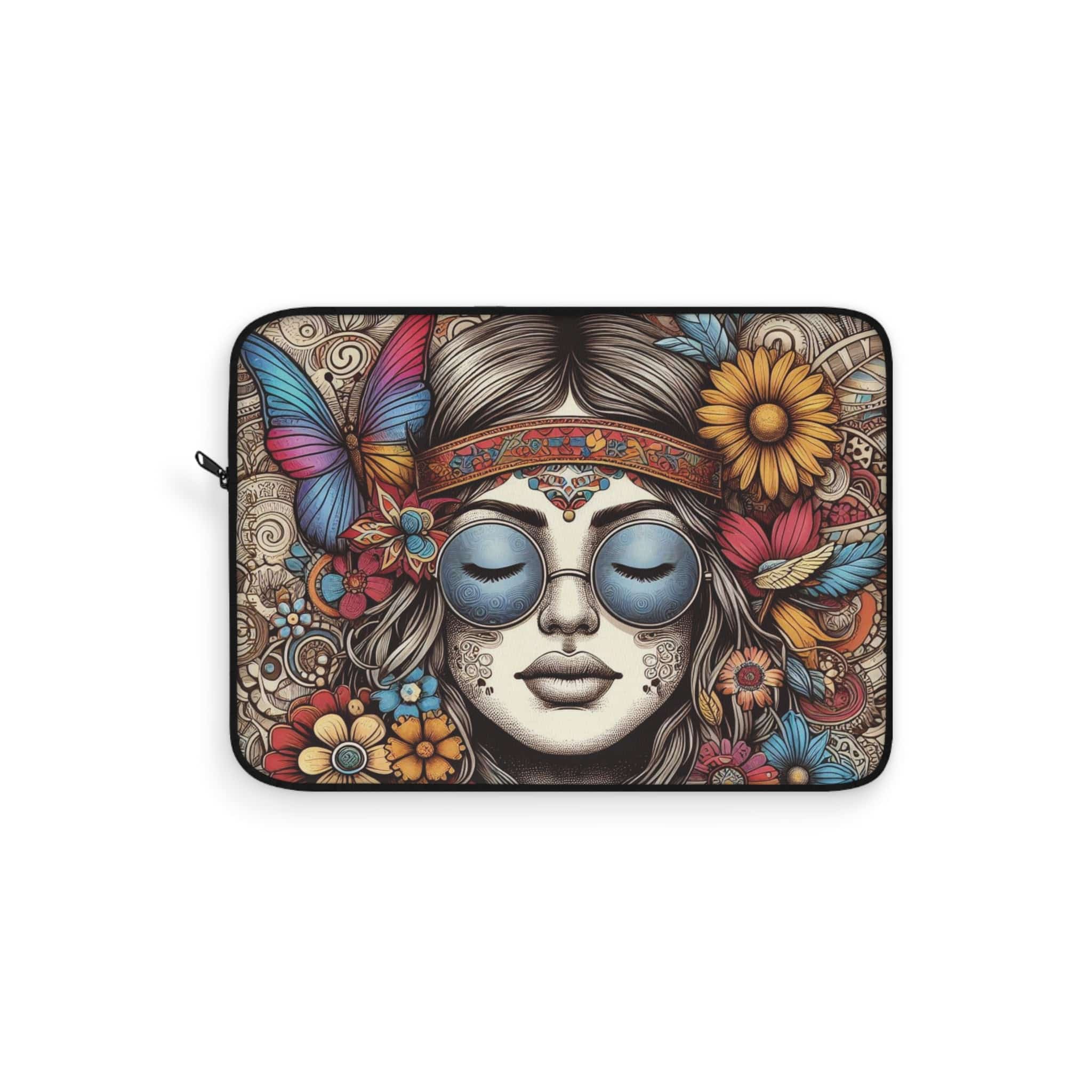 Urban SoulShine & co Laptop Sleeve 12" BOHO Blossom Custom Laptop Sleeve (3 sizes)